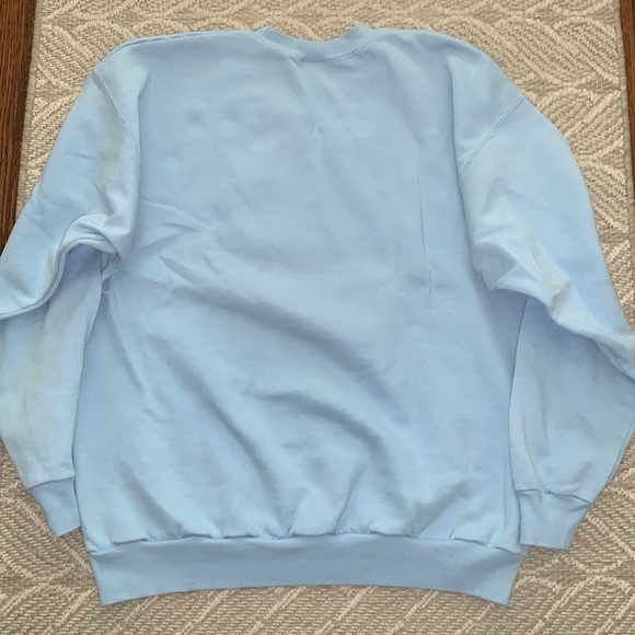 Hilton Head Island Sweatshirt: Powder Blue, Embroidered Design, Cozy Comfy Beach - Picture 5 of 9